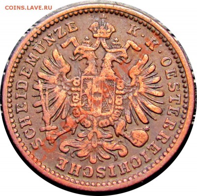 P91 Австрия 1 крейцер 1885 до 30.06 в 22°° - P91 1 kr 1885_2