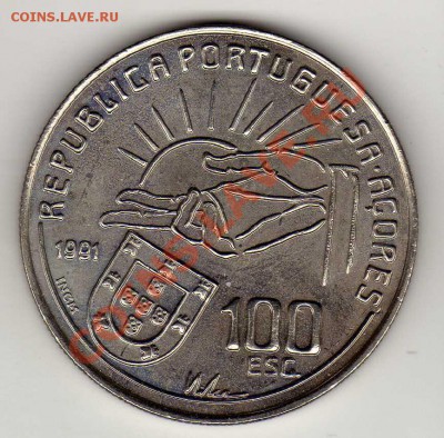 ПОРТУГАЛИЯ 100 ЭСКУДО 1991 АНТЕРУ ДЕ КЕНТАЛ ДО 28.06-22МСК - img672
