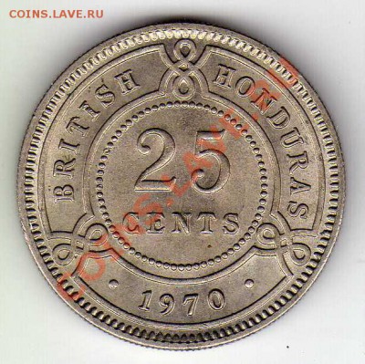 БРИТ.ГОНДУРАС 25 ЦЕНТОВ 1970 ДО 28.06-22.00МСК (2637) - img685