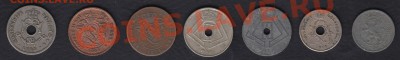 7 монет Бельгии XIX-XX вв. до 27.06.2012 22-00 - бел. р