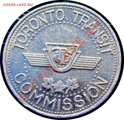 P98 Канада жетон Toronto Transit Comission до 01.07 в 22°° - P98 Toronto Transit_2