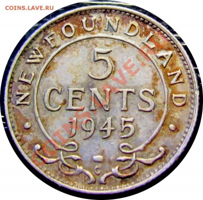 Q07 Ag Ньюфаундленд 5¢ 1945с до 01.07 в 22°° - Q07 5c NFLD 1945_1