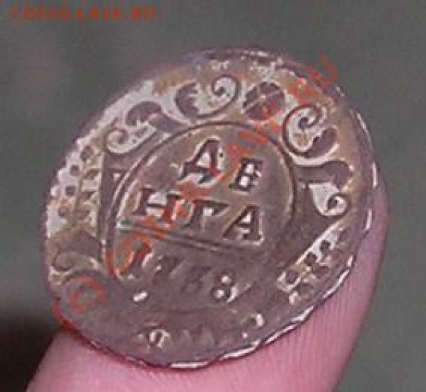 Денга 1738 год. Просьба оценить. - DSCN5293.JPG