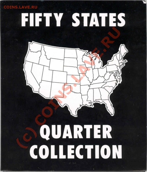 Продам полный набор квотеров США в альбоме - quarters2