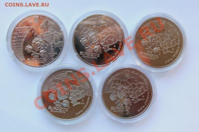 УКРАИНА ЕВРО 2012 БАНКОВСКИЙ НАБОР 5 МОНЕТ ПО 5 ГРИВЕН - IMG_7562.JPG