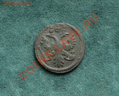 Полушка 1735 год. Перечекан (предродажная) - DSC05822.JPG