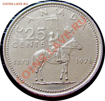 Q24 Канада 25¢ 1973 Королевская полиция до 04.07 в 22°° - Q24 25с 1973_2