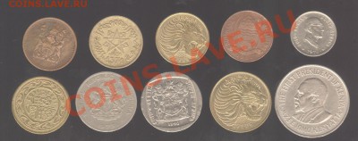10 МОНЕТ АФРИКИ до 02.07.12 в 22:00 - Африка 10 монет р