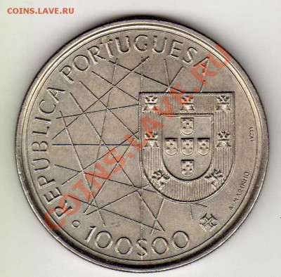 ПОРТУГАЛИЯ 100 ЭСКУДО 1989 АЗОРЫ ДО 05.07-22.00МСК - img872