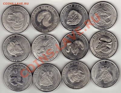 УГАНДА 1000 ШИЛЛИНГОВ 2004 (12ШТ.) С ОШИБКОЙ 05.07-22Ч(2434) - img903