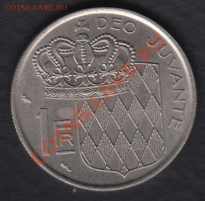 Монако 1 франк 1960 до 04.07.2012 22-00 - Монако 1 франк 1960 а