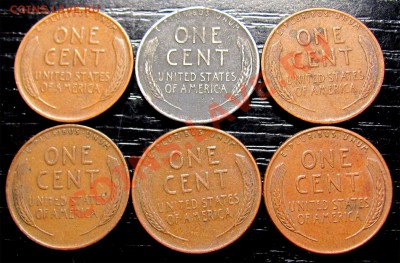 Q37 США 1¢ 6 шт. 1941-43-44-46-52D-56 до 08.07 в 22°° - Q37 USA 1c 6 pcs_2