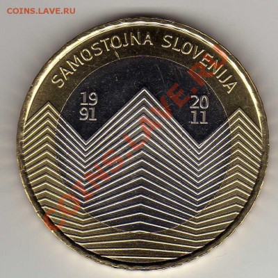 Словения 3 евро 2011 Независимость до 09.07.12-22ч (2679) - img968
