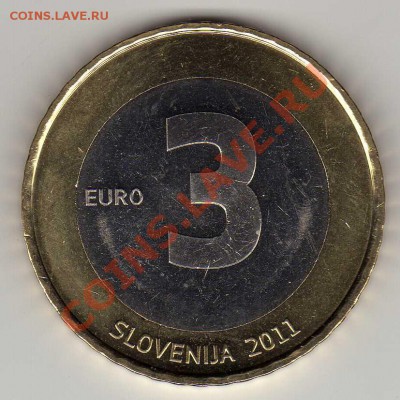 Словения 3 евро 2011 Независимость до 09.07.12-22ч (2679) - img002