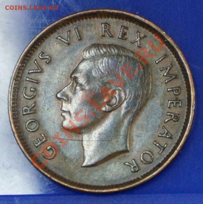 ЮАР Георга VI 1942 ½ пенни Кораблик до 10.07.12 22:00 - 1