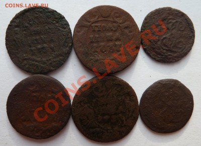 2 копейки 1818,1819,1821,1825(ИШ),1865 до 9.7.12 (22.30 мск) - полушки_реверс