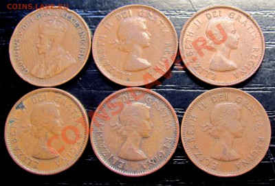 Q42 Канада 1¢ 6 шт. 1932-55-57-58-59-55 до 09.07 в 22°° - Q42 1c 32-55-57-58-59-55_2