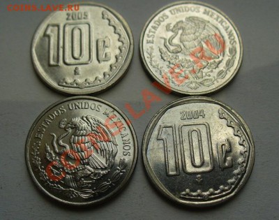10 центаво предидущие - Previous 10 centavos