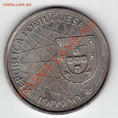 ПОРТУГАЛИЯ 100 ЭСКУДО 1989 АЗОРЫ ДО 12.07.12-22.00МСК - img094