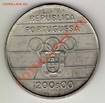 ПОРТУГАЛИЯ 200 ЭСКУДО 1992 ОЛИМПИАДА ДО 12.07.12-22Ч - img099