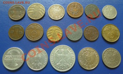 Набор германских монет 1875-1942 - konvolut2