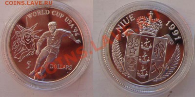 Июльская распродажа иностранных монет - niue-5d-1991