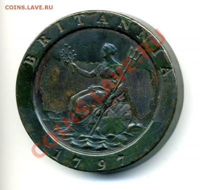 2 пенса 1797 "Колесо телеги" - А_1