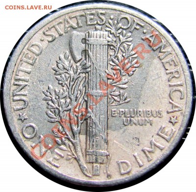 Q51 Ag США 10¢ 1936 Mercury Dime VF-EF до 15.07 в 22°° - Q50 USA 10c 1936 VF-XF_2