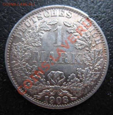 1908 г, Германия, 1 М, до 17.07 в 21-00 мск - 1908 1