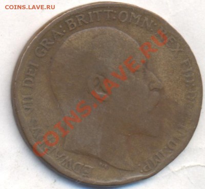 Великобритания пенни 1908 г.До 15.07.12 г. 21-00 МСК. - 08.1