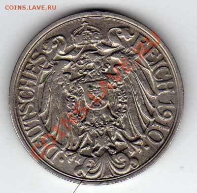 Германия 25 пфеннигов 1910Е до 16.07.12 в 22.00мск (2623) - img044