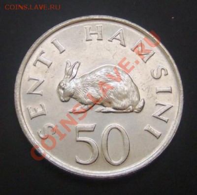 ТАНЗАНИЯ 50 центов (1989) Кролик 17.07. (22.00) - Танзания 50 центов (1989) Р