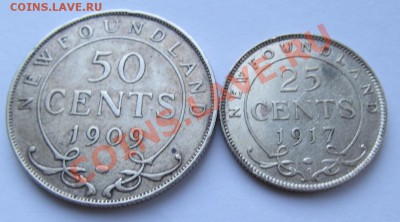 50 и 25 центов ньюфаундленд серебряные - IMG_0058