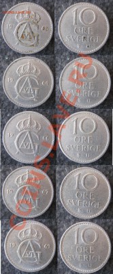 Разная инострань - 299 Д Швеция 10 эре