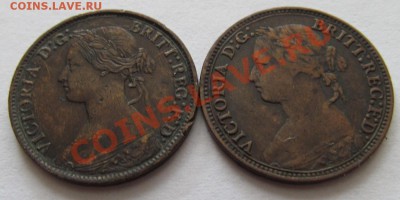 Англия фартинги 1860 и 1880 годы - IMG_0089