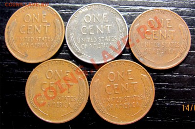 Q56 США 1¢ подборка 5 шт. 1941-43-44S-46-52D до 20.07 в 22°° - Q56 USA 1c 5 pcs_2