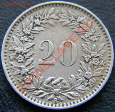20 раппен Швейцария 1943г. - 1943.JPG