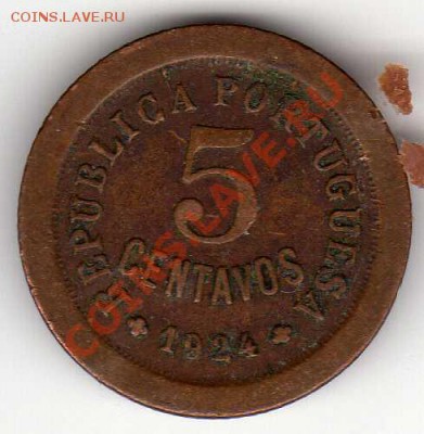 ПОРТУГАЛИЯ 5 СЕНТАВО 1924 ДО 19.07.12 В 22.00МСК (2098) - img183