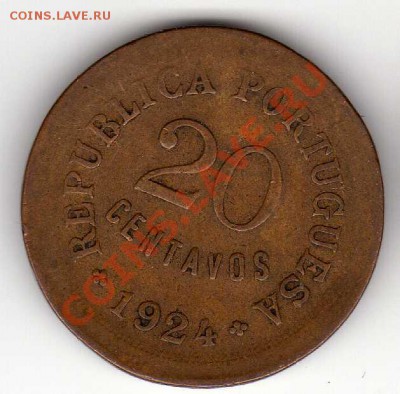 ПОРТУГАЛИЯ 20 СЕНТАВО 1924 ДО 19.07.12 В 22.00МСК (2272) - img185