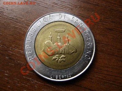 Сан Марино 500 лир 1986 биметал до 18.07.12 в 21.00 М - IMG_2060