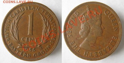 Брит.Карибы 1 цент 1955 до 23-07-12 22-00 - Брит Карибы 1 цент 1955