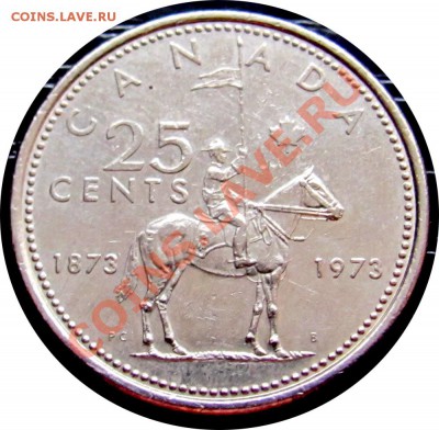 Q64 Канада 25¢ 1973 Королевская полиция до 24.07 в 22°° - Q64 25c 1973_2