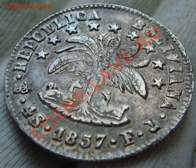 4 Soles 1857 Боливия - DSC07630.JPG