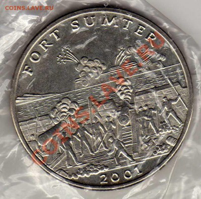Либерия 5$ 2001 Форт Самтер до 23.07-22мск (2784) - img319