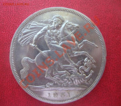 Великобритания. Крона. 1951. UNC. до 23.07.12 в 22.00 МСК - DSC07971.JPG