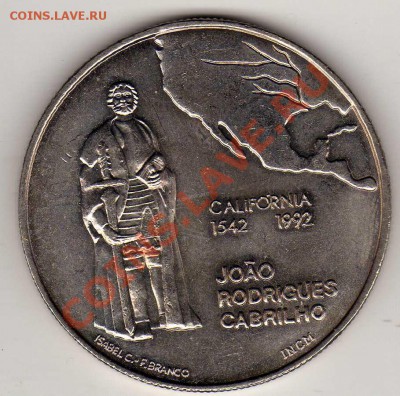 ПОРТУГАЛИЯ 200 ЭСКУДО 1992 КАЛИФОРНИЯ ДО 26.07.12-22Ч - img364