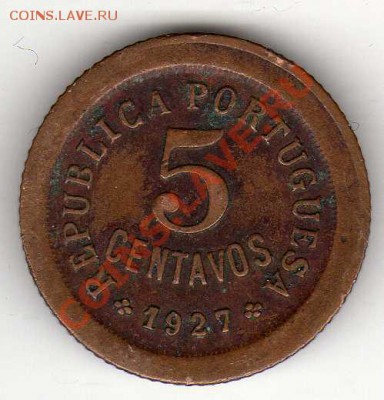 ПОРТУГАЛИЯ 5 СЕНТАВО 1927 ДО 26.07.12 В 22.00МСК (2098) - img408