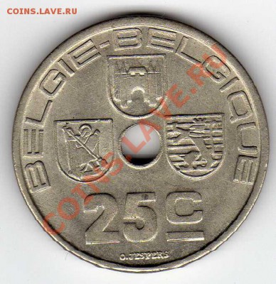 БЕЛЬГИЯ 25 САНТИМОВ 1938 ДО 26.07.12 В 22.00МСК (2788) - img422