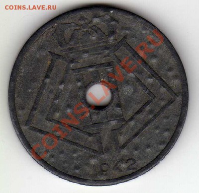 БЕЛЬГИЯ 25 САНТИМОВ 1942 ДО 26.07.12 В 22.00МСК (2788) - img385