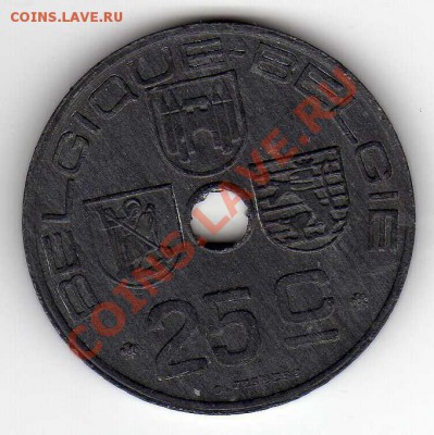 БЕЛЬГИЯ 25 САНТИМОВ 1946 ДО 26.07.12 В 22.00МСК (2788) - img425